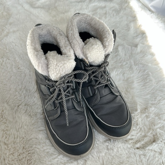 Sorel Explorer Carnival Winter Boots in Quarry - Picture 6 of 13